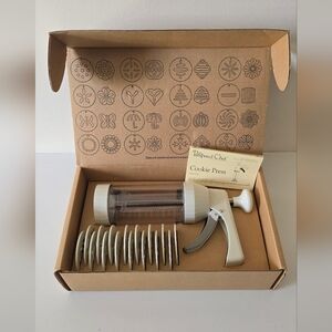 Pampered Chef Cookie Press Set with Discs #1525